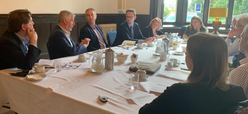 Labour MPs meeting with Cornwall business leaders